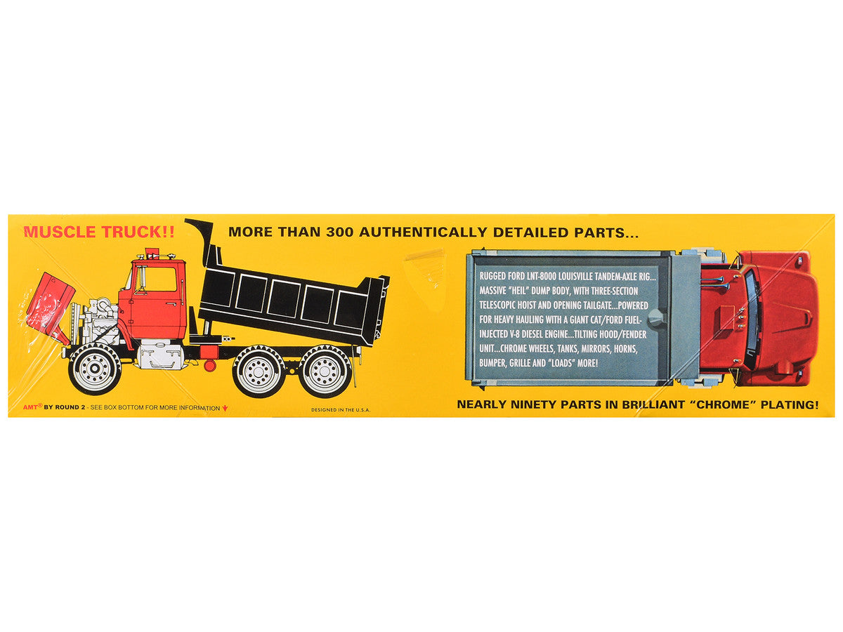 Skill 3 Model Kit Ford LNT-8000 Louisville Line Dump Truck 1/25 Scale Model by AMT by AMT