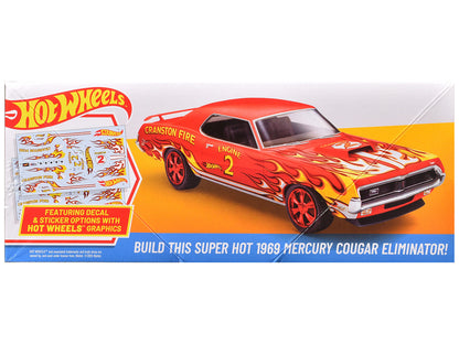 Skill 2 Model Kit 1969 Mercury Cougar Eliminator "Hot Wheels" 1/25 Scale Model by AMT by AMT