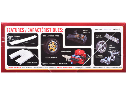 Skill 2 Model Kit 1969 Hurst Oldsmobile Cutlass 1/25 Scale Model by AMT by AMT