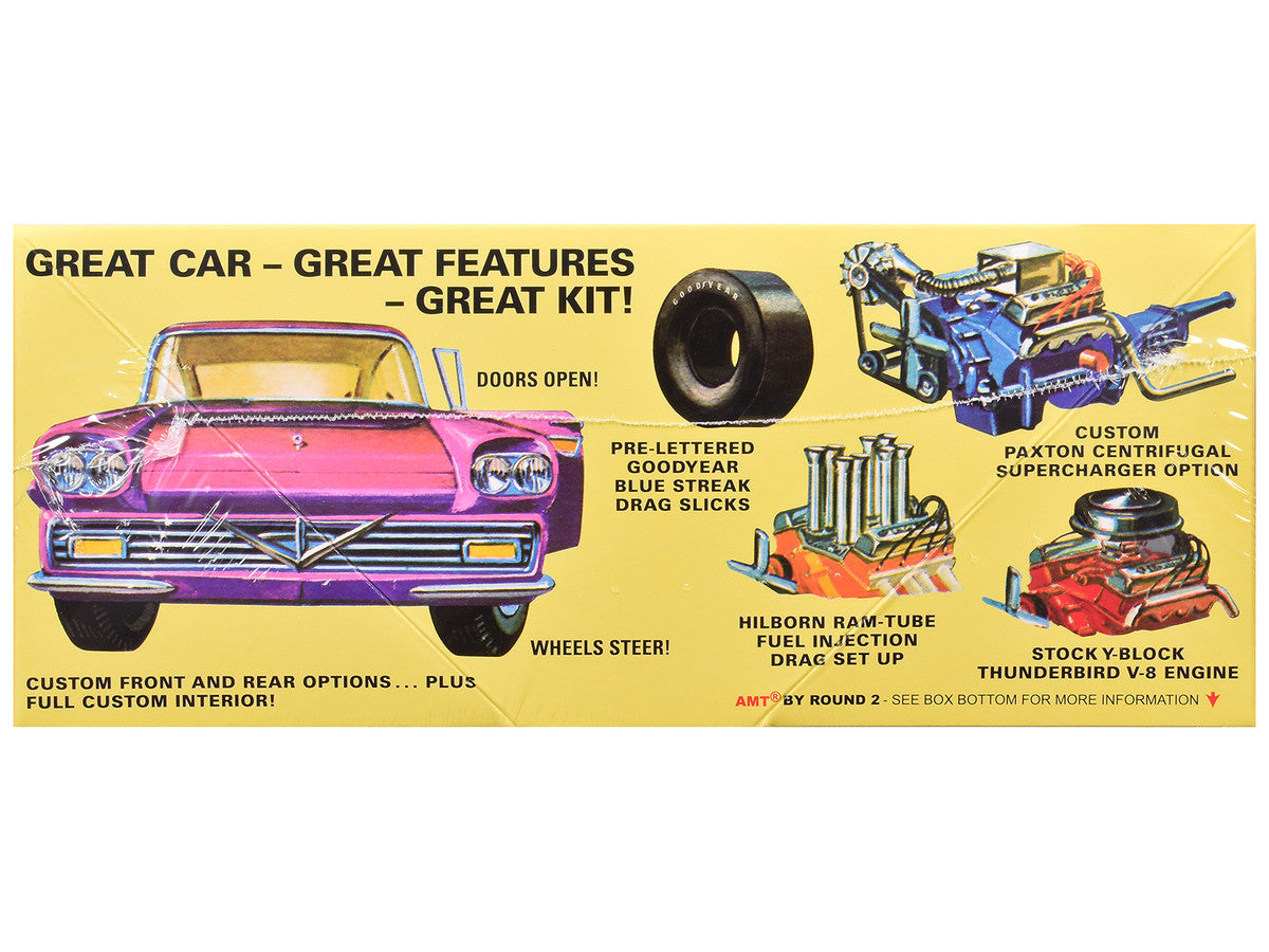 Skill 2 Model Kit 1957 Ford Fairlane Hardtop 3-in-1 Kit 1/25 Scale Model by AMT by AMT