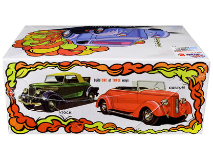 Skill 2 Model Kit 1936 Ford Coupe Gasser 3-in-1 Kit 1/25 Scale Model by AMT by AMT