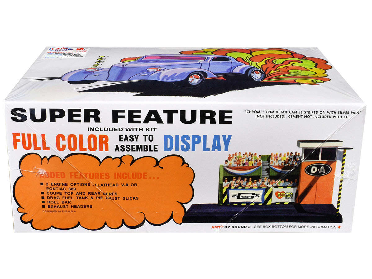 Skill 2 Model Kit 1936 Ford Coupe Gasser 3-in-1 Kit 1/25 Scale Model by AMT by AMT