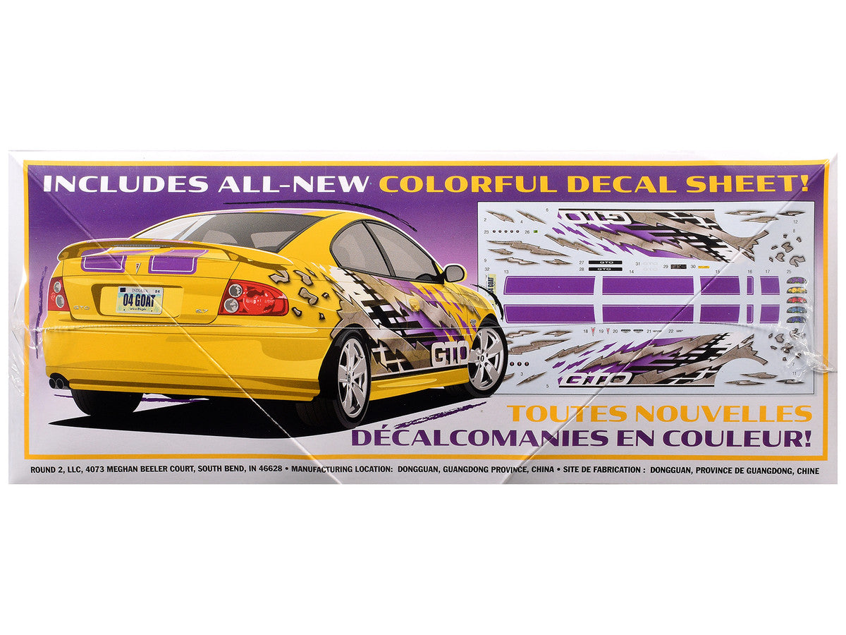 Skill 2 Model Kit 2004 Pontiac GTO 1/25 Scale Model by AMT by AMT