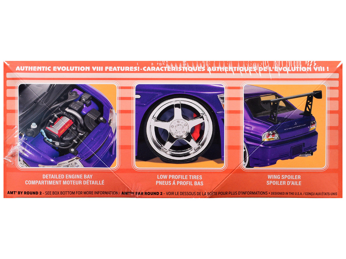 Skill 2 Model Kit 1995 Mitsubishi Lancer Evolution VIII 1/25 Scale Model by AMT by AMT