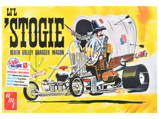 Skill 2 Model Kit Li'l Stogie Show Rod Death Valley Dragger Wagon 1/25 Scale Model by AMT by AMT