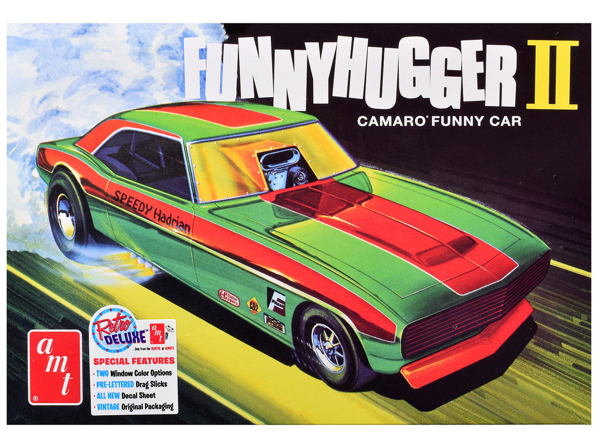 Skill 2 Model Kit of Chevrolet Camaro Funny Car "Funny Hugger II" 1/25 Scale Model by AMT by AMT