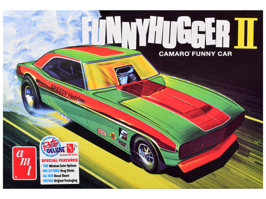 Skill 2 Model Kit of Chevrolet Camaro Funny Car "Funny Hugger II" 1/25 Scale Model by AMT by AMT