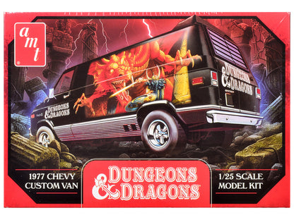 Skill 2 Model Kit 1977 Chevrolet Custom Van "Dungeons & Dragons" 1/25 Scale Model by AMT by AMT