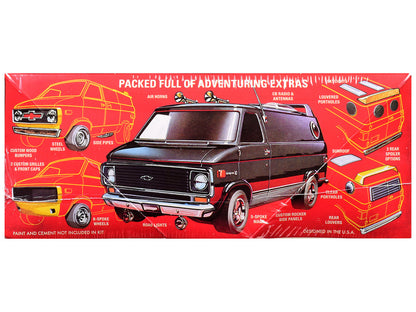 Skill 2 Model Kit 1977 Chevrolet Custom Van "Dungeons & Dragons" 1/25 Scale Model by AMT by AMT