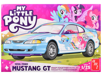 Skill 2 Model Kit 1996 Ford Mustang GT "My Little Pony" 1/25 Scale Model by AMT by AMT