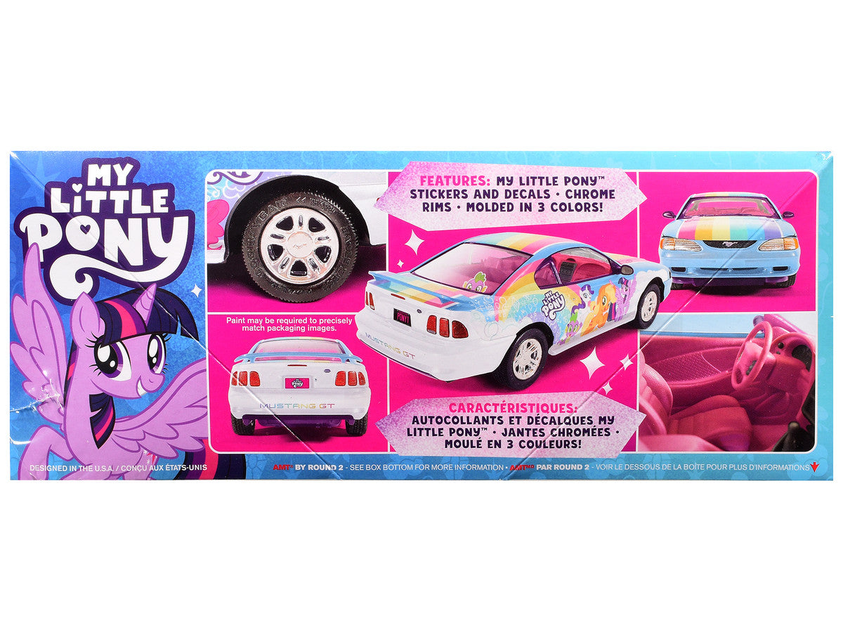 Skill 2 Model Kit 1996 Ford Mustang GT "My Little Pony" 1/25 Scale Model by AMT by AMT