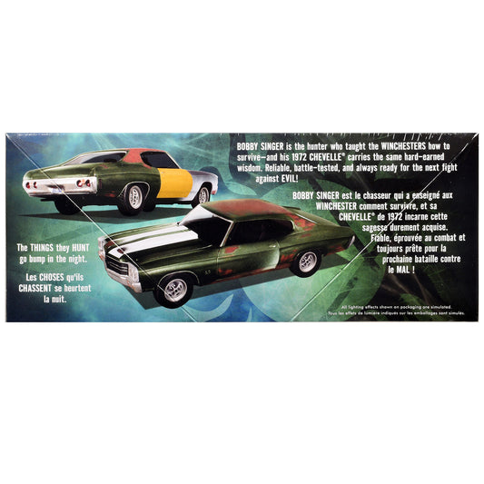 Skill 2 Model Kit 1972 Chevrolet Chevelle SS "Supernatural" (2005-2020) TV Series 1/25 Scale Model by AMT by AMT