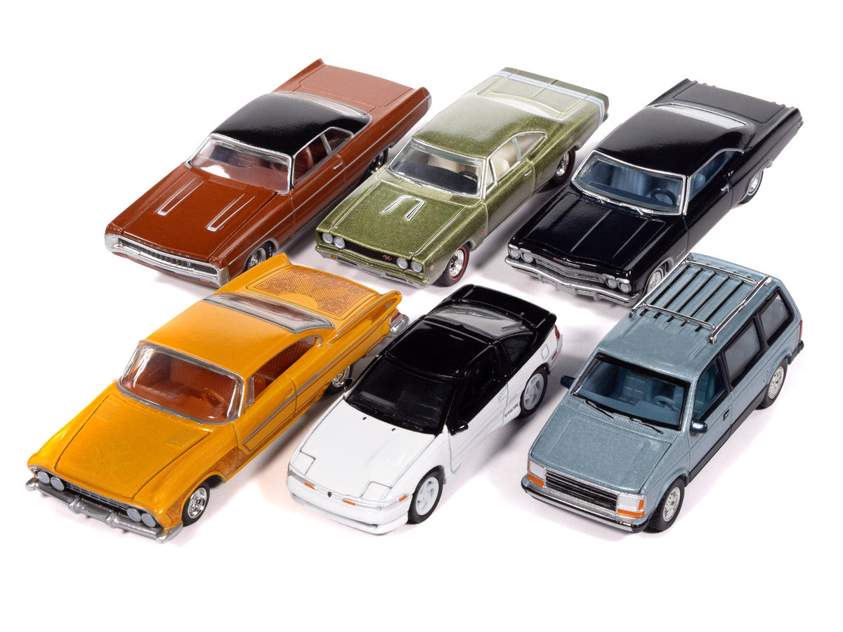 Auto World Premium 2025 Release 2 Set A of 6 pieces 1/64 Diecast Model Cars by Auto World by Autoworld