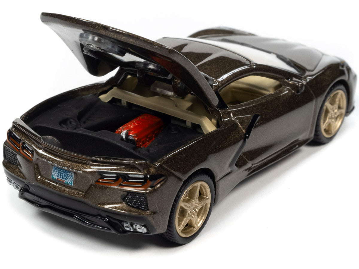 2020 Chevrolet Corvette Zeus Bronze Metallic "Sports Cars" Limited Edition 1/64 Diecast Model Car by Auto World by Autoworld