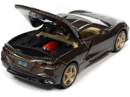 2020 Chevrolet Corvette Zeus Bronze Metallic "Sports Cars" Limited Edition 1/64 Diecast Model Car by Auto World by Autoworld