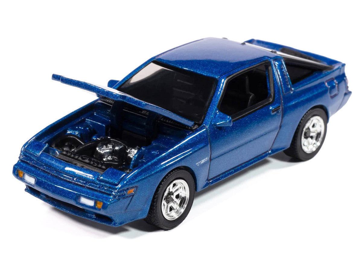 1988 Chrysler Conquest TSi Bright Blue Metallic "Modern Muscle" Series 1/64 Diecast Model Car by Auto World by Autoworld