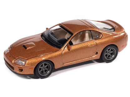 1998 Toyota Supra Sedona Sunset Bronze Metallic "Modern Muscle" Series 1/64 Diecast Model Car by Auto World by Autoworld