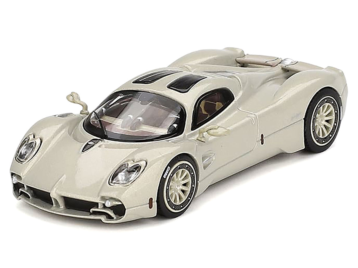 Pagani Utopia Presentation Grigio Rinascimento Silver 1/64 Diecast Model Car by BBR by BBR