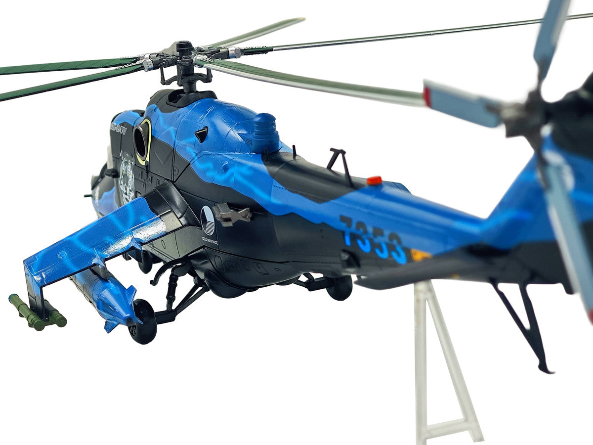 Mil Mi-24V Hind-E Helicopter "7353 231 Squadron 23 Wing NATO Tiger Meet Turkey" (2005) Czech Air Force 1/48 Diecast Model by Bless Wing by Bless Wing