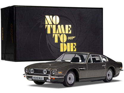 Aston Martin V8 RHD (Right Hand Drive) Black Metallic James Bond 007 "No Time To Die" (2021) Movie Diecast Model Car by Corgi by Corgi