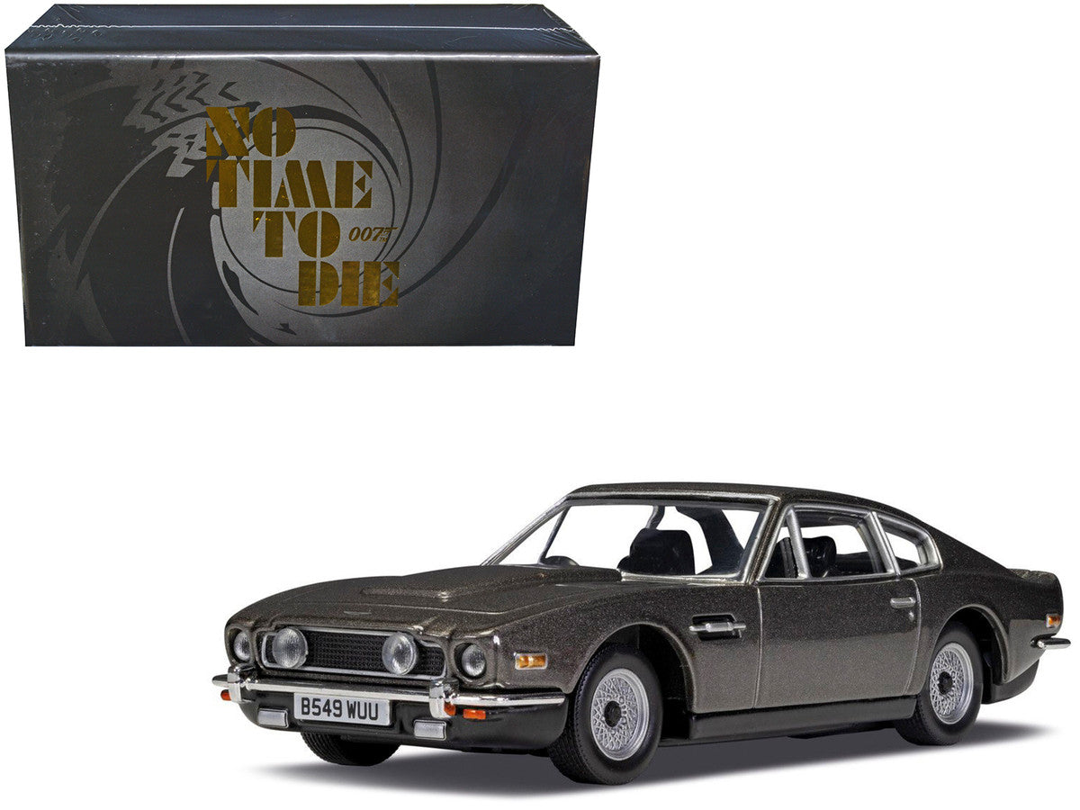 Aston Martin V8 RHD (Right Hand Drive) Black Metallic James Bond 007 "No Time To Die" (2021) Movie Diecast Model Car by Corgi by Corgi