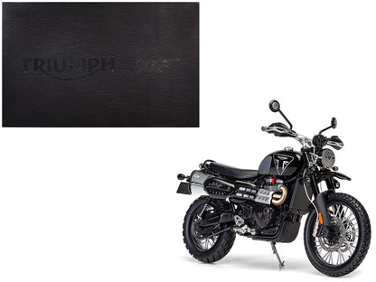 Triumph Scrambler 1200 "Bond Edition" Motorcycle Black 007 James Bond "No Time to Die" (2021) Movie 1/12 Diecast Model by Corgi by Corgi