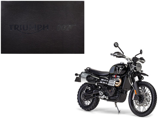 Triumph Scrambler 1200 "Bond Edition" Motorcycle Black 007 James Bond "No Time to Die" (2021) Movie 1/12 Diecast Model by Corgi by Corgi