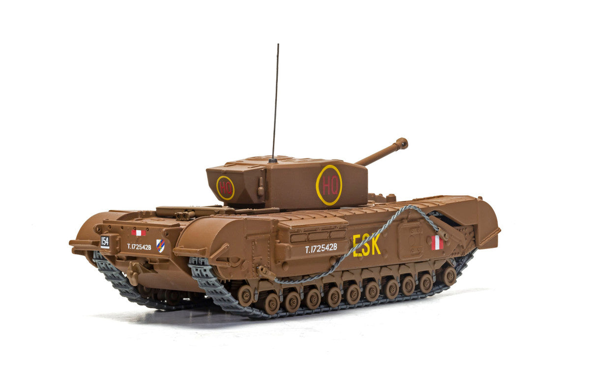 Churchill Mk.III Tank "ESK Squadron HQ C Squadron 3rd Battalion Scots Guards 6th Guards Armoured Brigade" (1943) British Royal Army "Military Legends" Series 1/50 Diecast Model by Corgi by Corgi