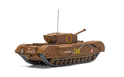 Churchill Mk.III Tank "ESK Squadron HQ C Squadron 3rd Battalion Scots Guards 6th Guards Armoured Brigade" (1943) British Royal Army "Military Legends" Series 1/50 Diecast Model by Corgi by Corgi