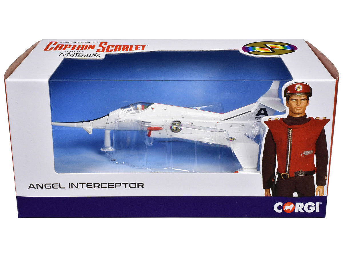 Angel Interceptor Aircraft "World Army Air Force" White "Captain Scarlet and the Mysterons" (1967-1968) TV Series Diecast Model by Corgi by Corgi