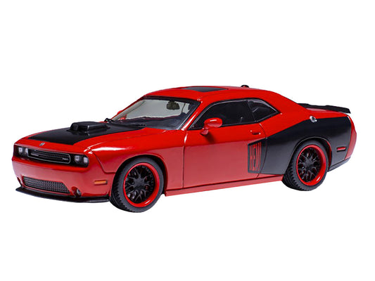 2009 Dodge Challenger SRT8 Red with Black Accents 1/43 Diecast Model by IXO Models by IXO