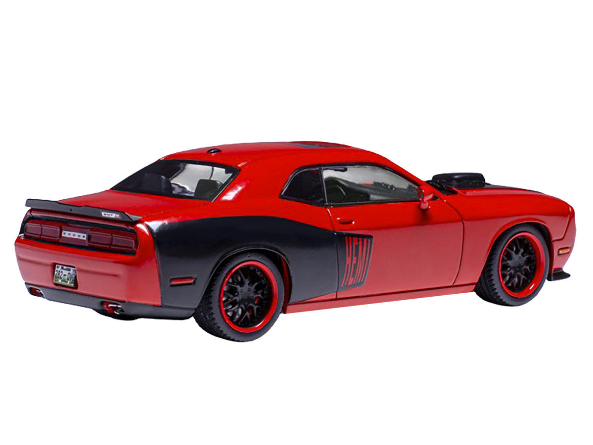 2009 Dodge Challenger SRT8 Red with Black Accents 1/43 Diecast Model by IXO Models by IXO