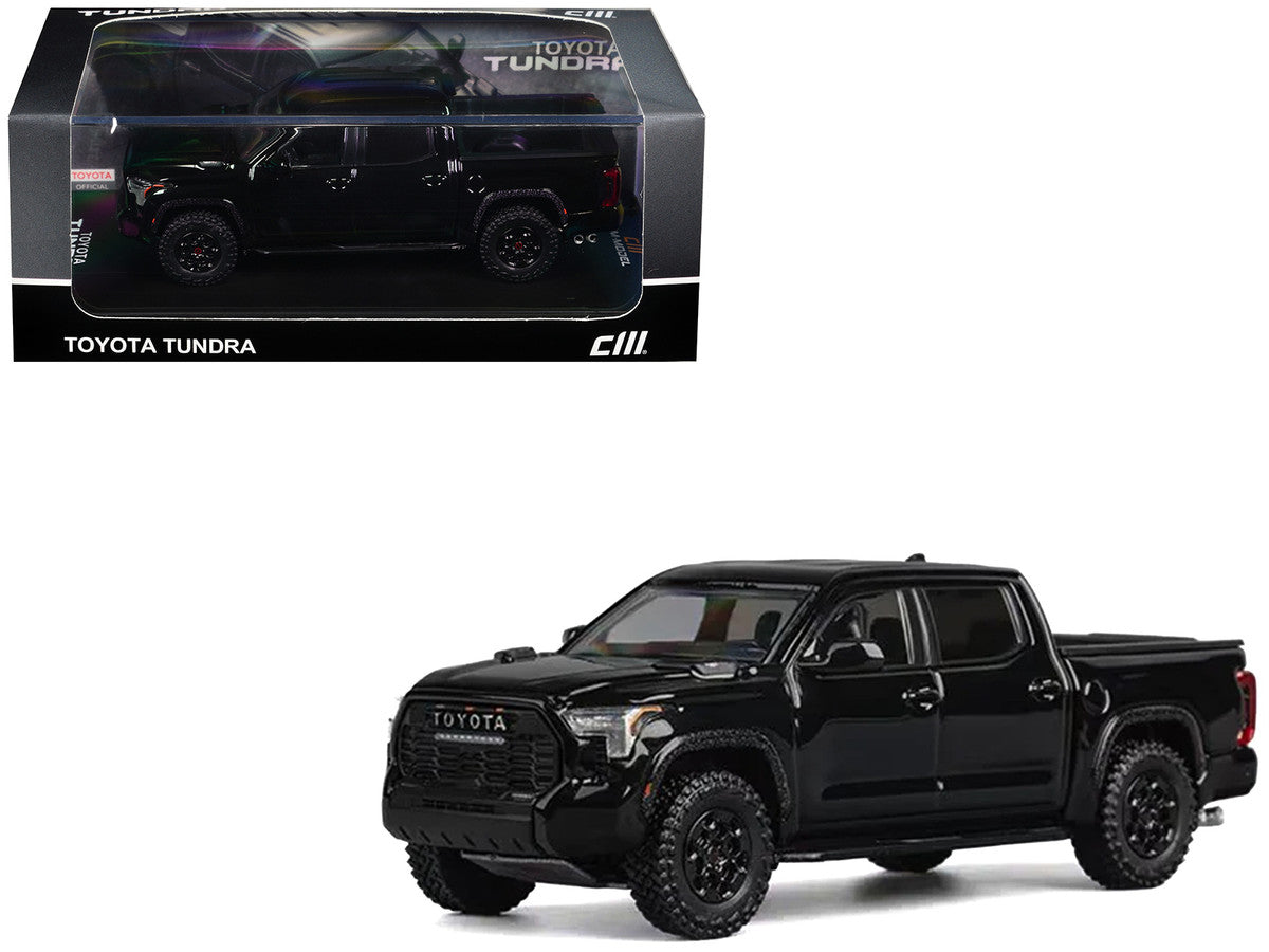 Toyota Tundra Pickup Truck Black 1/64 Diecast Model Car by CM Models by CM Models