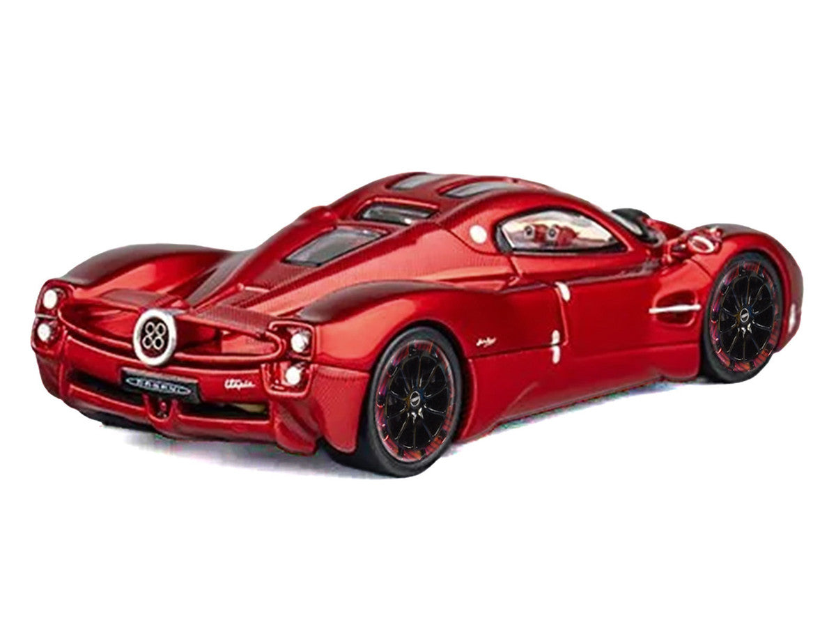 Pagani Utopia Red Metallic with Red Carbon Top 1/64 Diecast Model Car by CM Model by CM Models