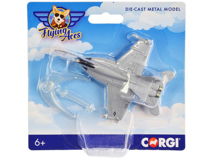 Boeing F/A-18 Super Hornet Fighter Aircraft "USAF" "Flying Aces" Series Diecast Model by Corgi by Corgi