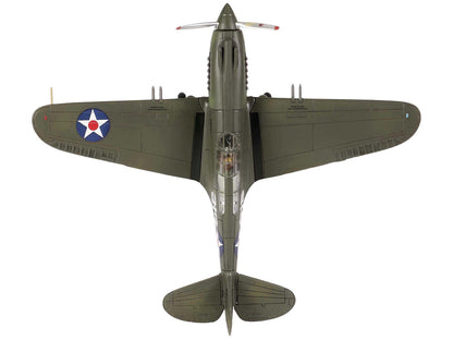 Curtiss P-40B HAWK 81A-2 (P-8127) Aircraft Fighter "47th Pursuit Squadron (15th Pursuit Group) Serial : 316/15P Hawaiian Islands Pearl Habor" (7 December 1941) "WW2 Aircrafts Series" 1/72 Diecast Model by Forces of Valor by Forces Of Valor