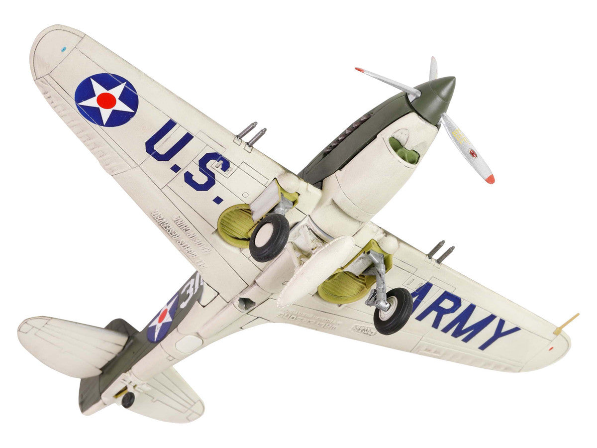 Curtiss P-40B HAWK 81A-2 (P-8127) Aircraft Fighter "47th Pursuit Squadron (15th Pursuit Group) Serial : 316/15P Hawaiian Islands Pearl Habor" (7 December 1941) "WW2 Aircrafts Series" 1/72 Diecast Model by Forces of Valor by Forces Of Valor