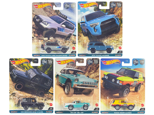 "HW Off Road" 5 piece Set "Car Culture" Series Diecast Model Cars by Hot Wheels by Hotwheels
