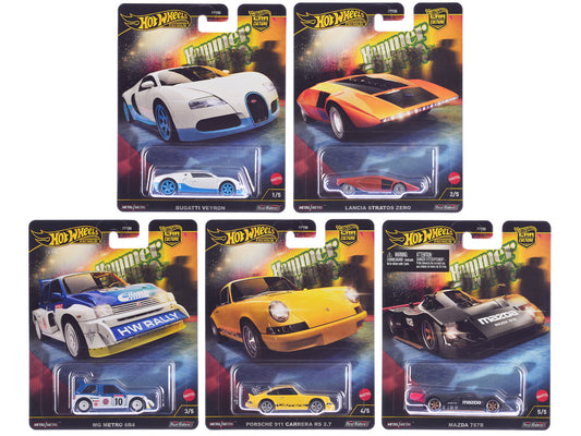 "Hammer Drop" 5 piece Set "Car Culture" 2024 Series F Diecast Model Cars by Hot Wheels by Hotwheels
