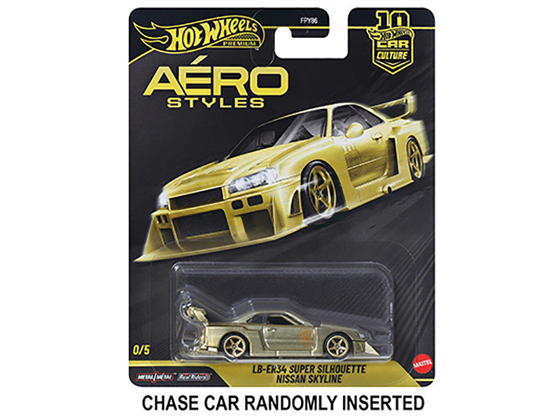 "Aero Styles" 5 piece Set "Car Culture 10th Anniversary" 2026 Series U Diecast Model Cars by Hot Wheels by Hotwheels