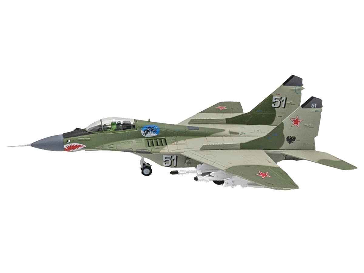 Mikoyan-Gurevich MiG-29 Fighter Aircraft "120th GvIAP Domna Airfield" (2001) Russian Air Force 1/100 Diecast Model Airplane by Other