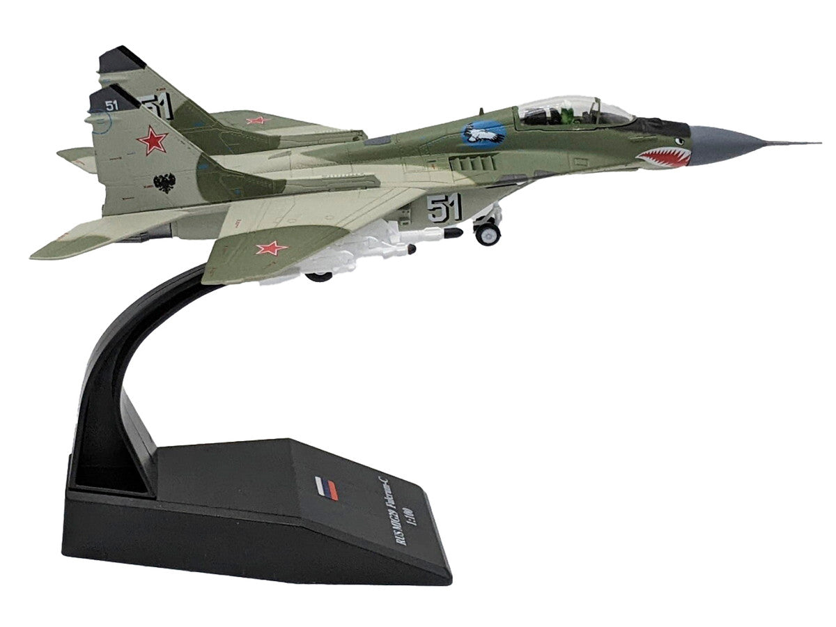 Mikoyan-Gurevich MiG-29 Fighter Aircraft "120th GvIAP Domna Airfield" (2001) Russian Air Force 1/100 Diecast Model Airplane by Other