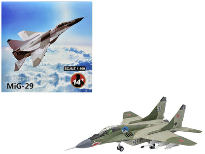 Mikoyan-Gurevich MiG-29 Fighter Aircraft "120th GvIAP Domna Airfield" (2001) Russian Air Force 1/100 Diecast Model Airplane by Other