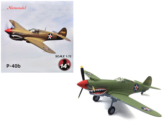 Curtiss P-40E Warhawk Fighter Aircraft "China-Burma-India Theater" (1942) United States Army Air Forces 1/72 Diecast Model Airplane by Other