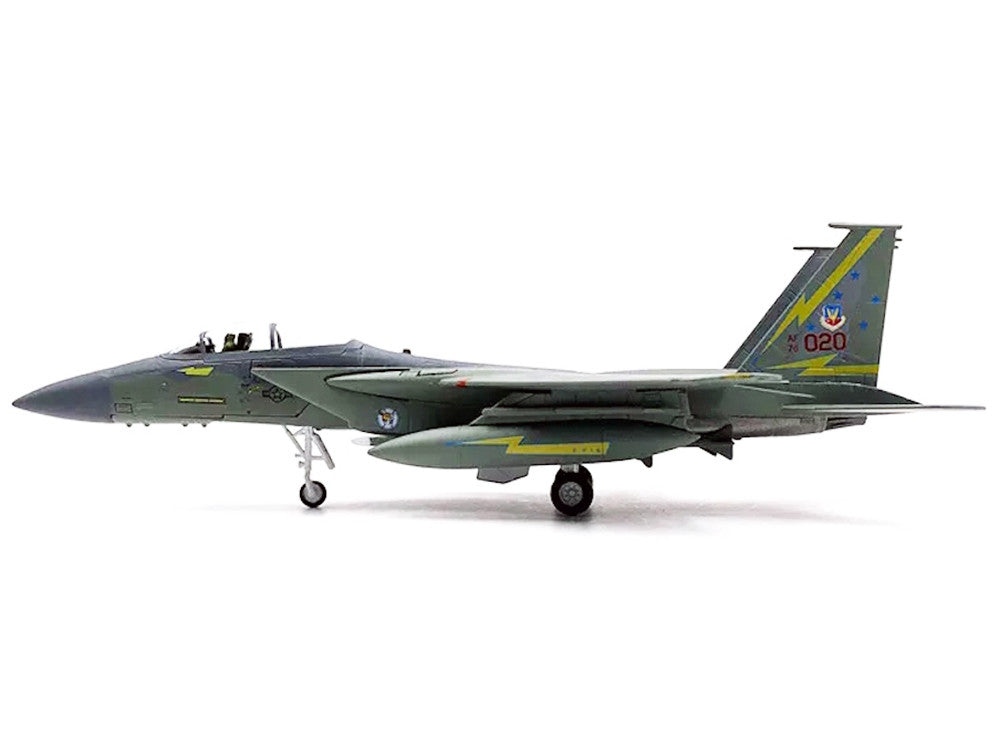 McDonnell Douglas F-15A Eagle Aircraft "Spittin Kittens 5th Fighter-Interceptor Squadron Tactical Air Command Minot AFB" (1985) United States Air Force 1/100 Diecast Model Airplane by Other