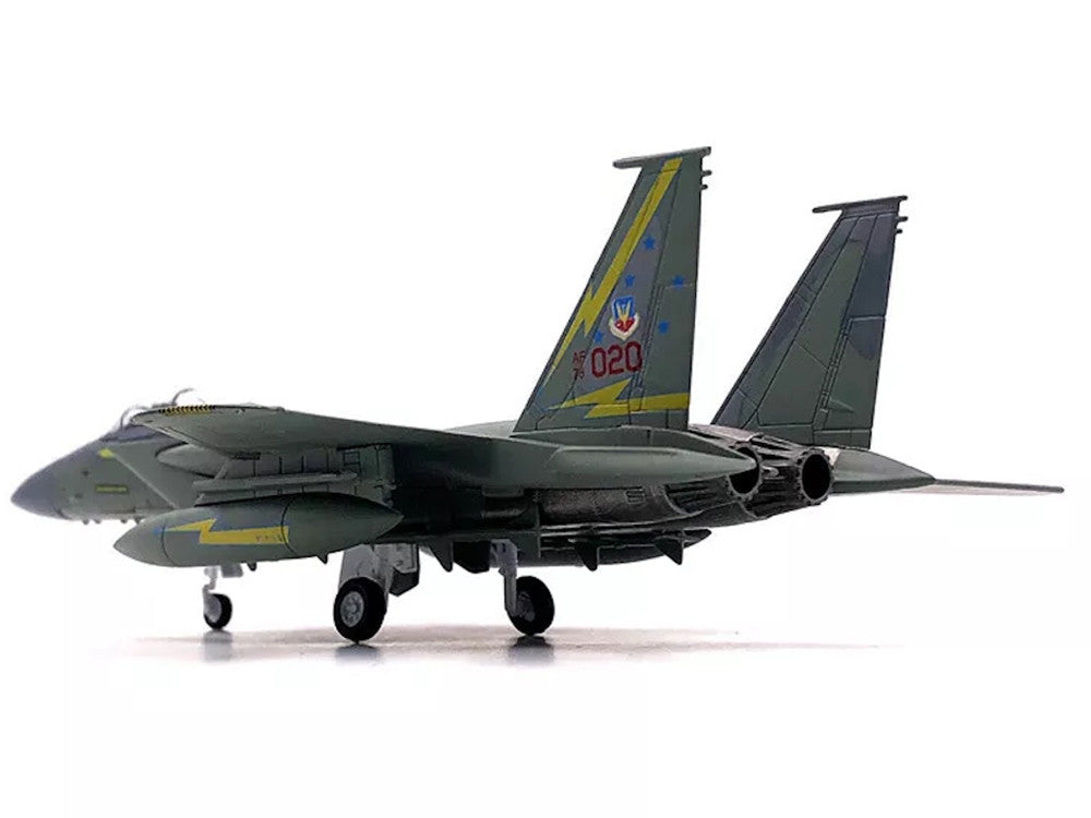 McDonnell Douglas F-15A Eagle Aircraft "Spittin Kittens 5th Fighter-Interceptor Squadron Tactical Air Command Minot AFB" (1985) United States Air Force 1/100 Diecast Model Airplane by Other