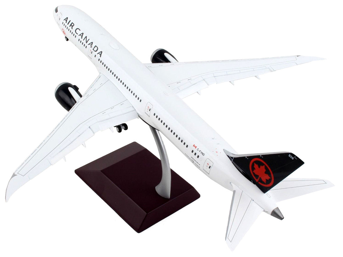 Boeing 787-9 Commercial Aircraft with Flaps Down "Air Canada" White with Black Tail "Gemini 200" Series 1/200 Diecast Model Airplane by GeminiJets by GeminiJets