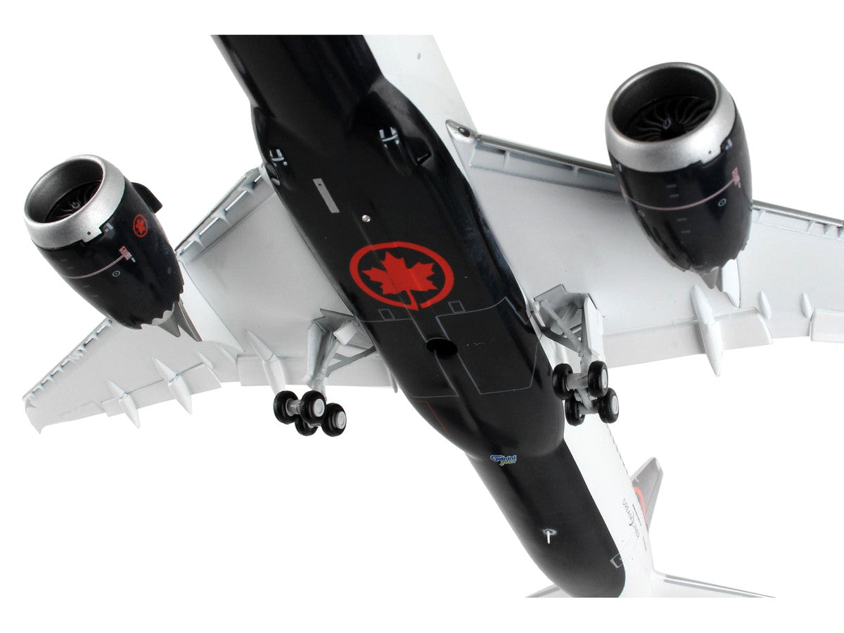 Boeing 787-9 Commercial Aircraft with Flaps Down "Air Canada" White with Black Tail "Gemini 200" Series 1/200 Diecast Model Airplane by GeminiJets by GeminiJets