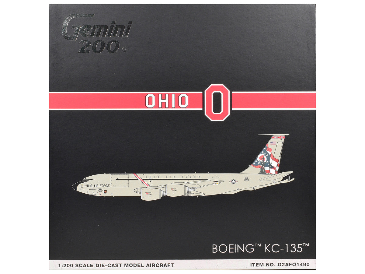 Boeing KC-135 Stratotanker Tanker Aircraft "63-8013 Ohio Air National Guard" United States Air Force "Gemini 200" Series 1/200 Diecast Model Airplane by GeminiJets