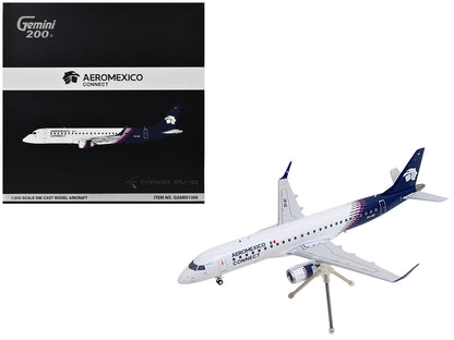 Embraer ERJ-190 Commercial Aircraft "Aeromexico Connect" (XA-IAC) White with Blue Tail "Gemini 200" Series 1/200 Diecast Model Airplane by GeminiJets by GeminiJets